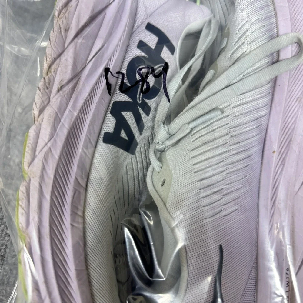 Hoka Rincon 3 Running Shoes Women 9 Pale Mauve Orchid Hush Lightweight Sneaker